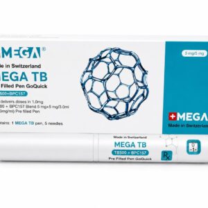 MEGA TB – Pre-Filled Pen (TB500 + BPC157 Blend 5mg + 5mg / 3mL)